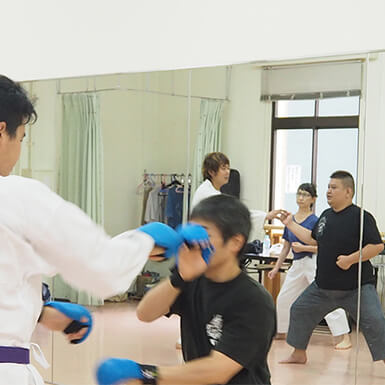 個人のレベルに合わせた稽古